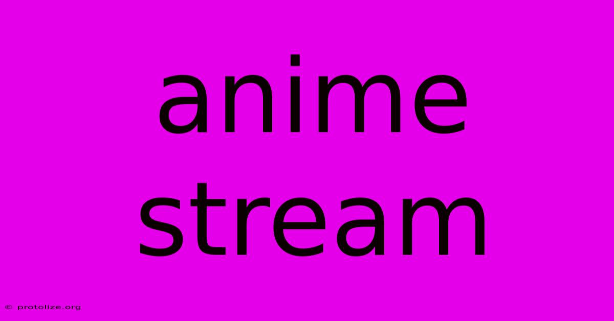 Anime Stream