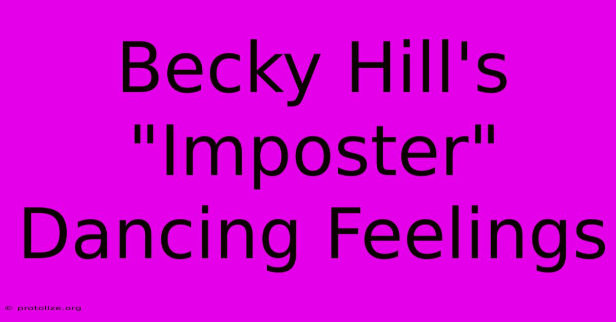 Becky Hill's Becky Hill's