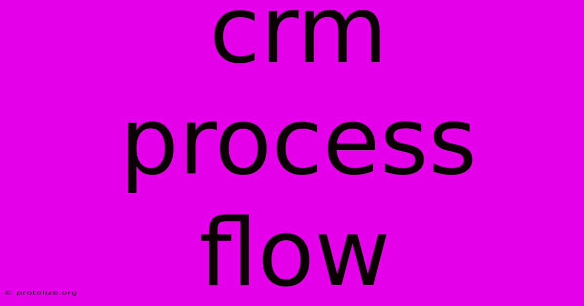 Crm Process Flow Crm Process Flow