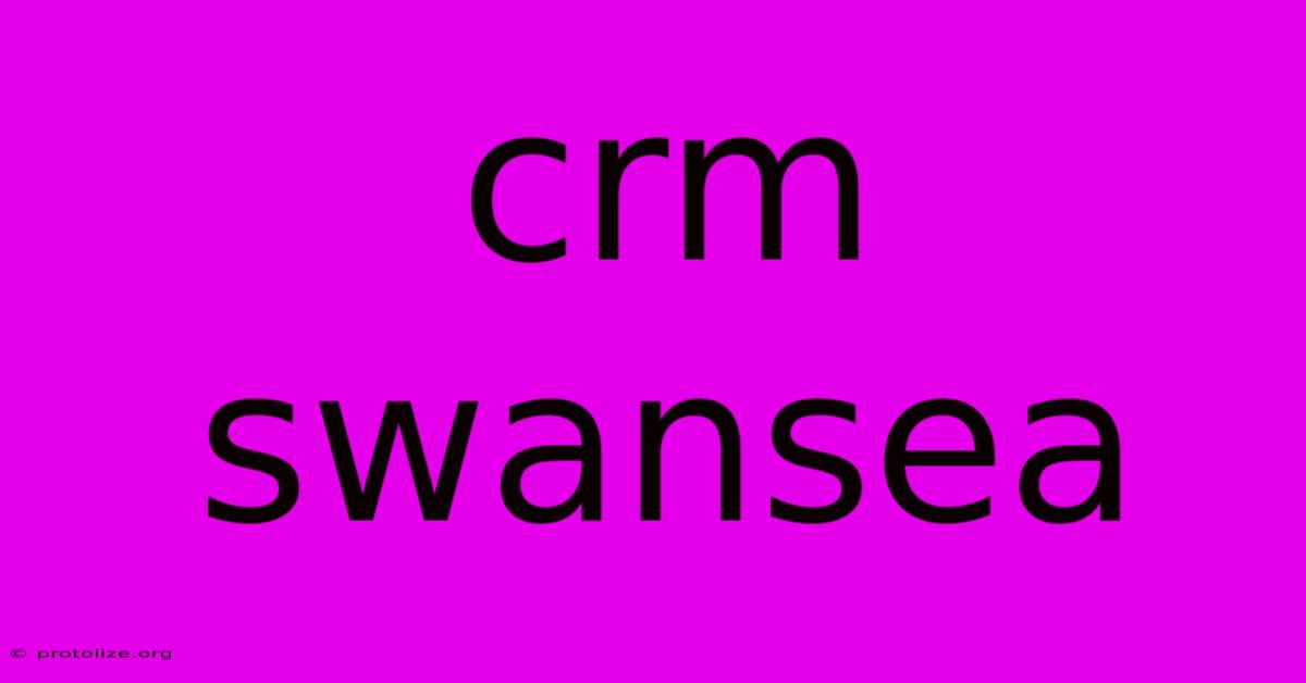 Crm Swansea