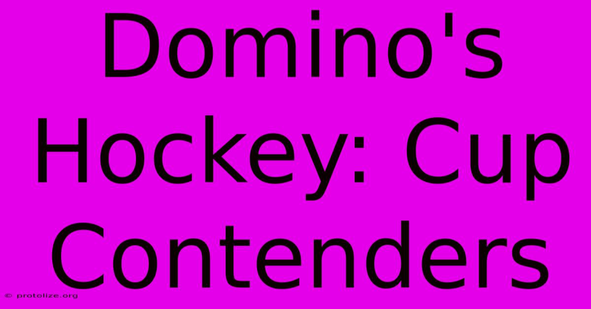 Domino's Hockey: Cup Contenders Domino's Hockey: Cup Contenders