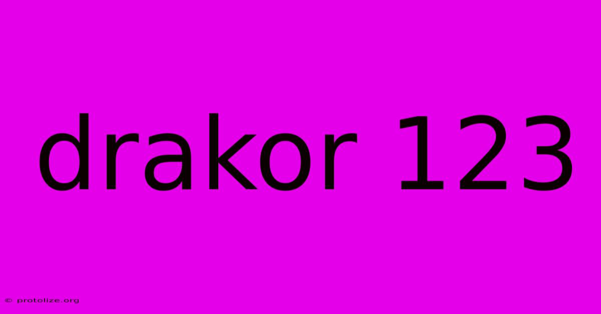 Drakor 123