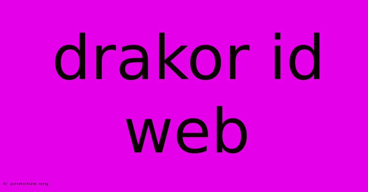 Drakor Id Web