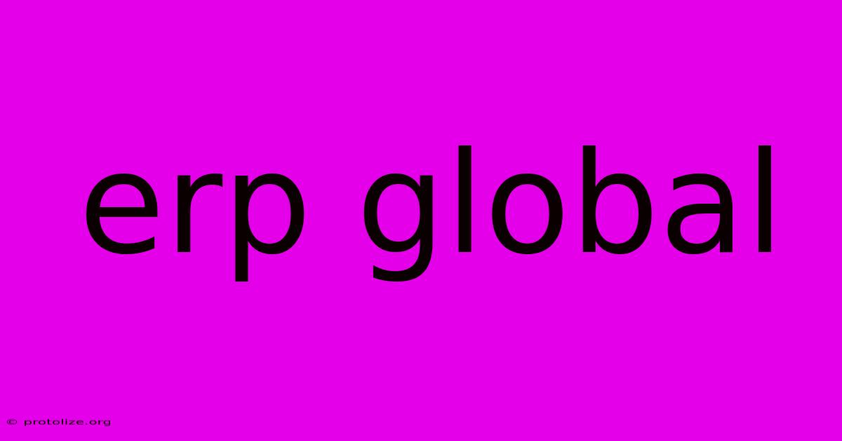 Erp Global