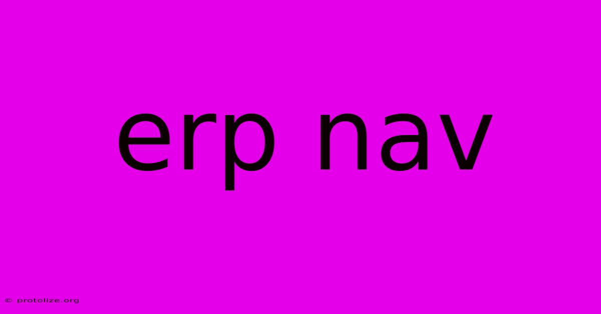 Erp Nav Erp Nav