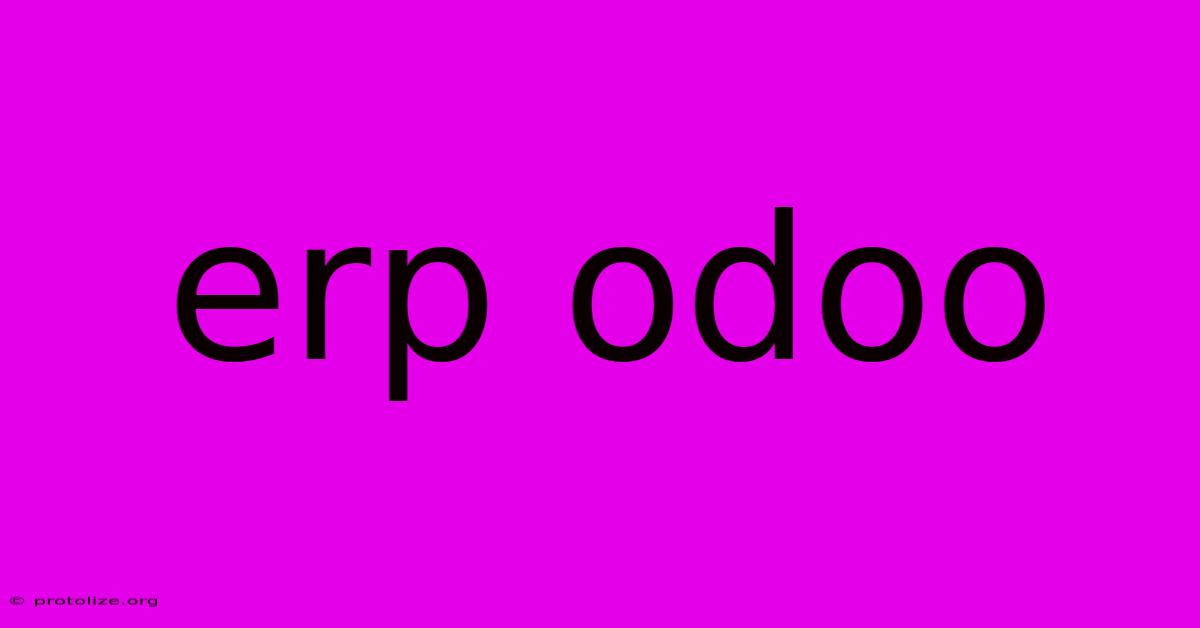 Erp Odoo