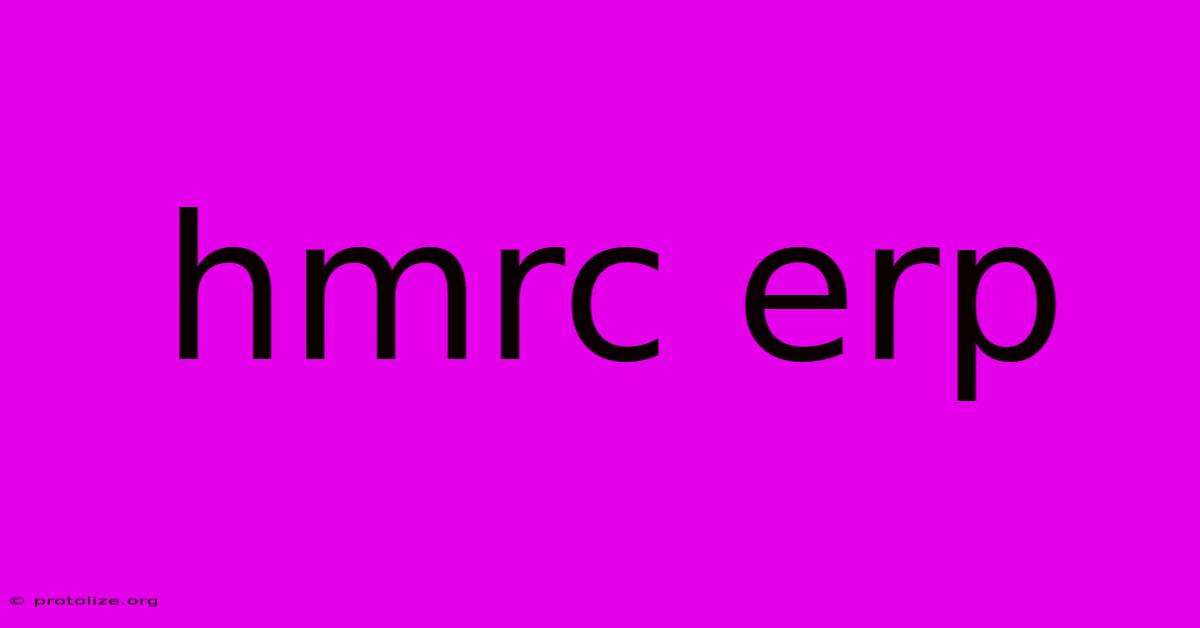 Hmrc Erp