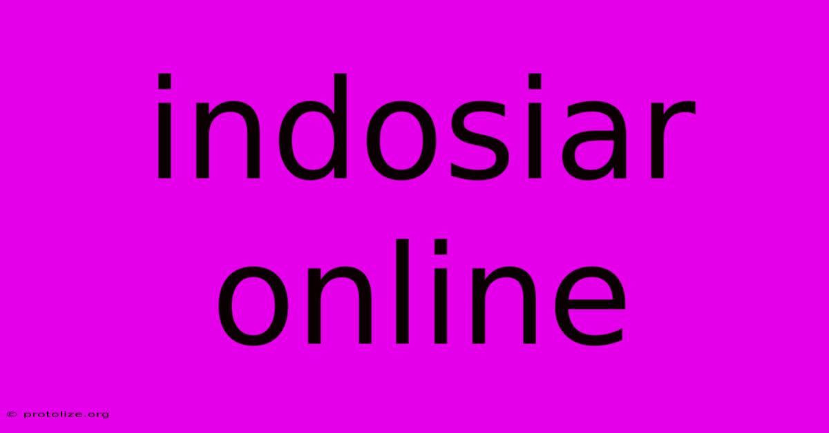 Indosiar Online