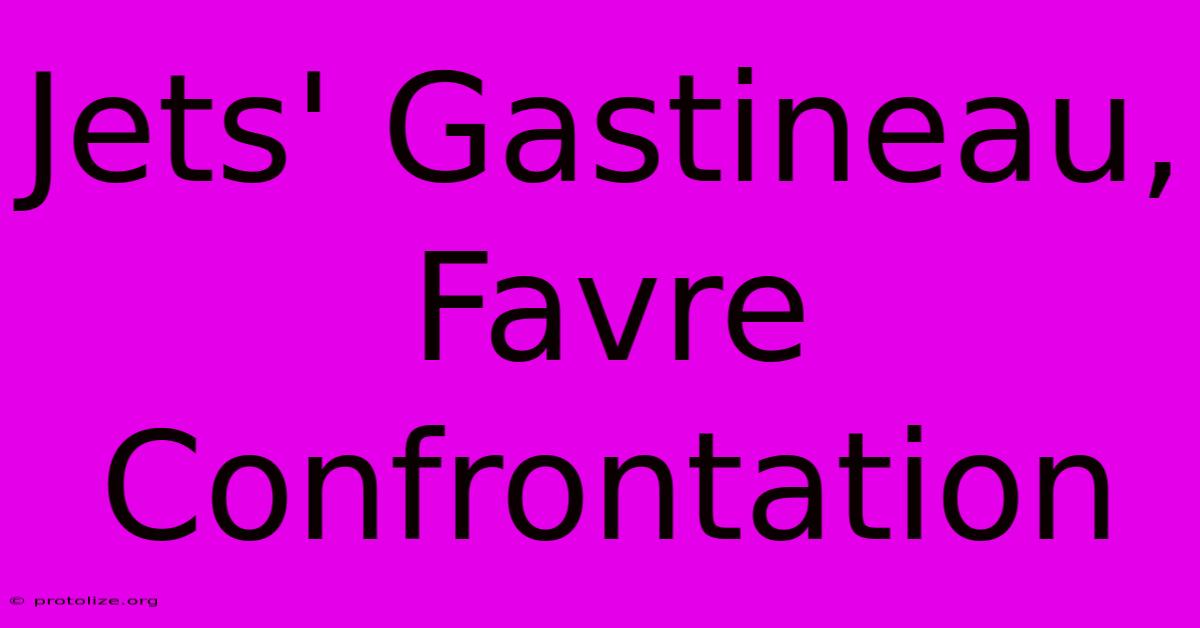 Jets' Gastineau, Favre Confrontation Jets' Gastineau, Favre Confrontation