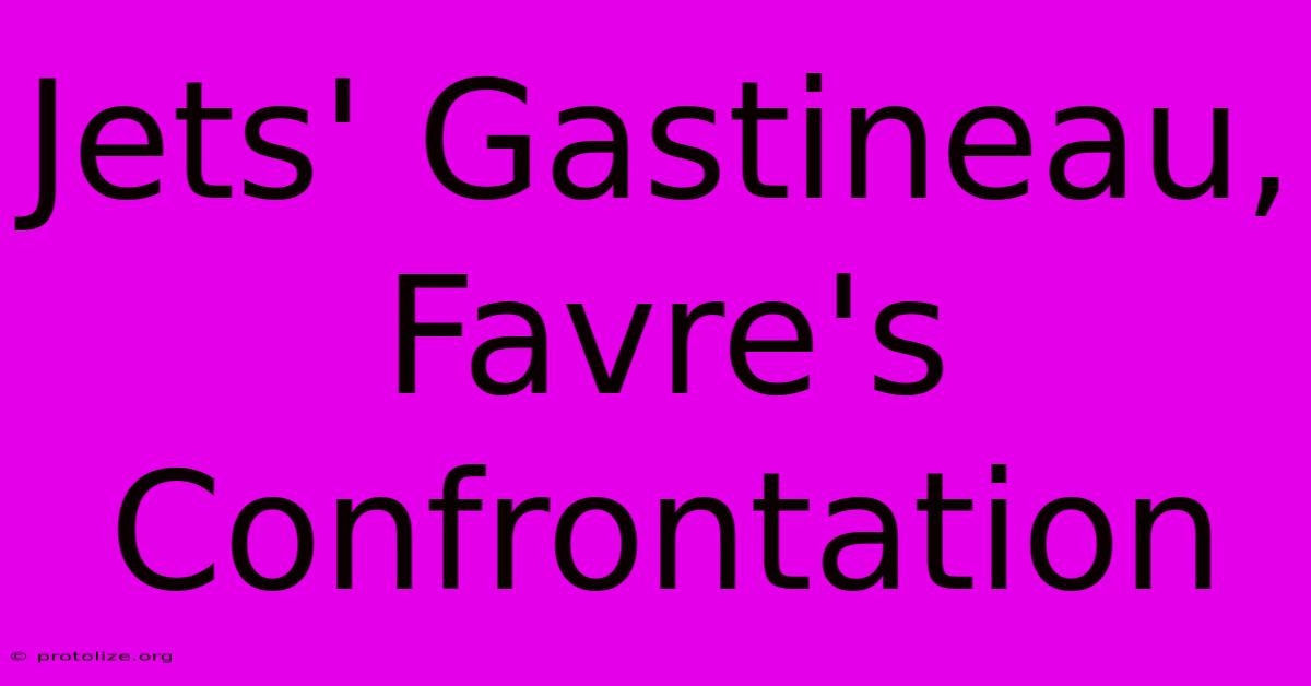 Jets' Gastineau, Favre's Confrontation Jets' Gastineau, Favre's Confrontation