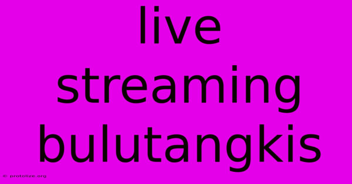 Live Streaming Bulutangkis