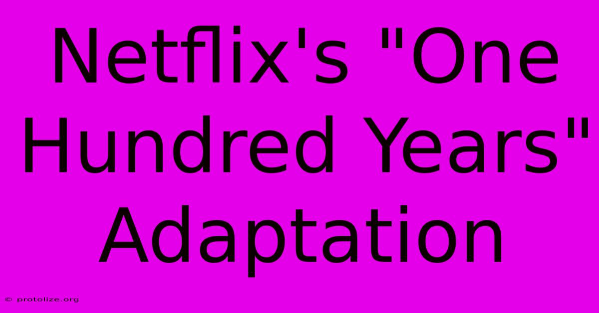 Netflix's Netflix's