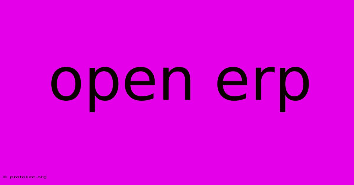 Open Erp