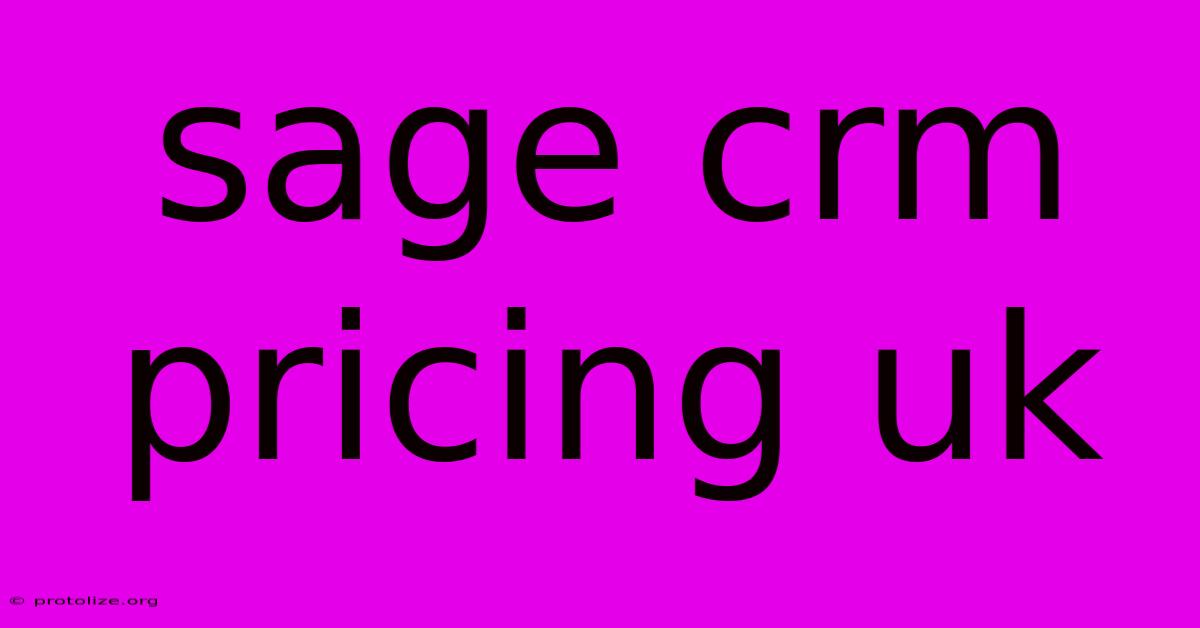 Sage Crm Pricing Uk Sage Crm Pricing Uk