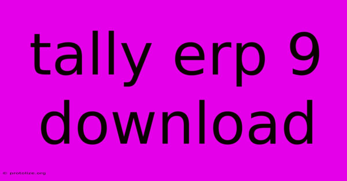 Tally Erp 9 Download Tally Erp 9 Download