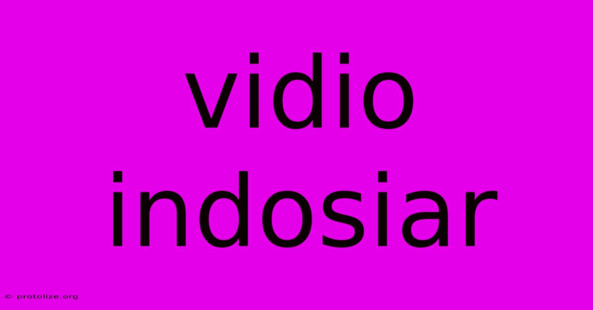 Vidio Indosiar